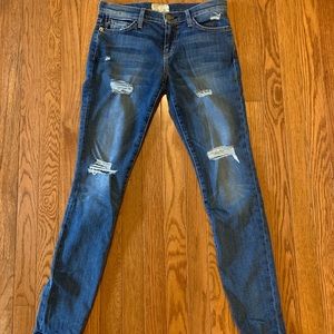 Current/Elliot Distressed Skinny Jean